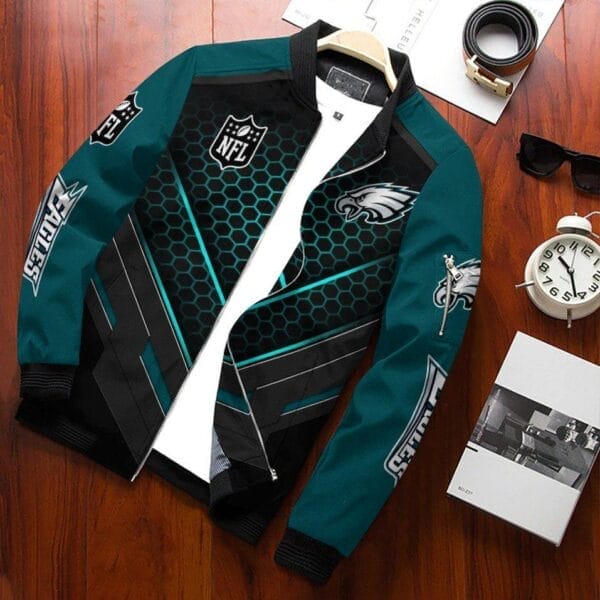 Philadelphia Eagles Bomber Jacket BG640 - Image 2