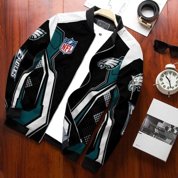 Philadelphia Eagles Personalized Bomber Jacket BG627 - Image 2