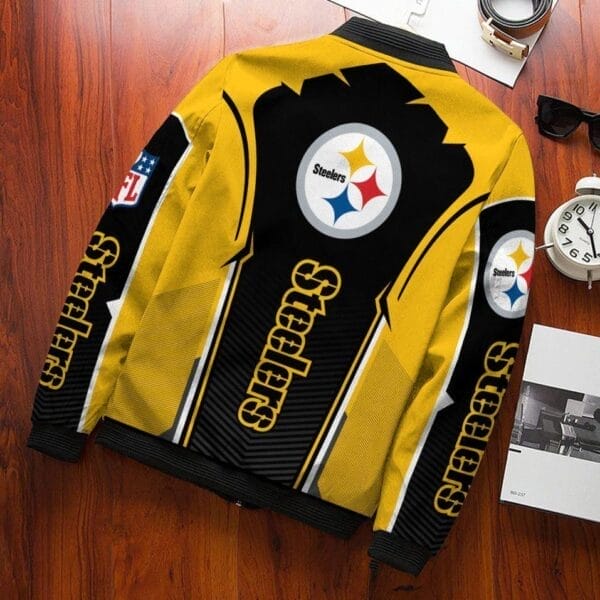 Pittsburgh Steelers Bomber Jacket 223 - Image 2