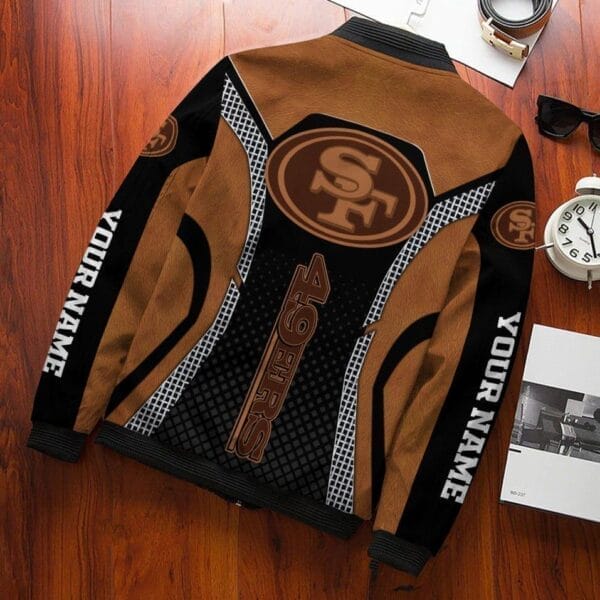 San Francisco 49ers Personalized Bomber Jacket BG726 - Image 3