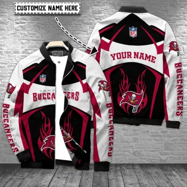 Tampa Bay Buccaneers Personalized Bomber Jacket BG667