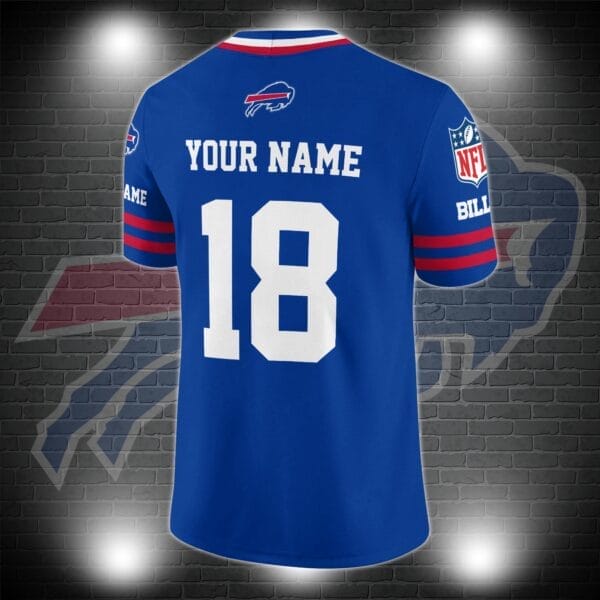Buffalo Bills Personalized V-neck Football Jersey Sport Gifts For Fan AZCVFJ060 - Image 3