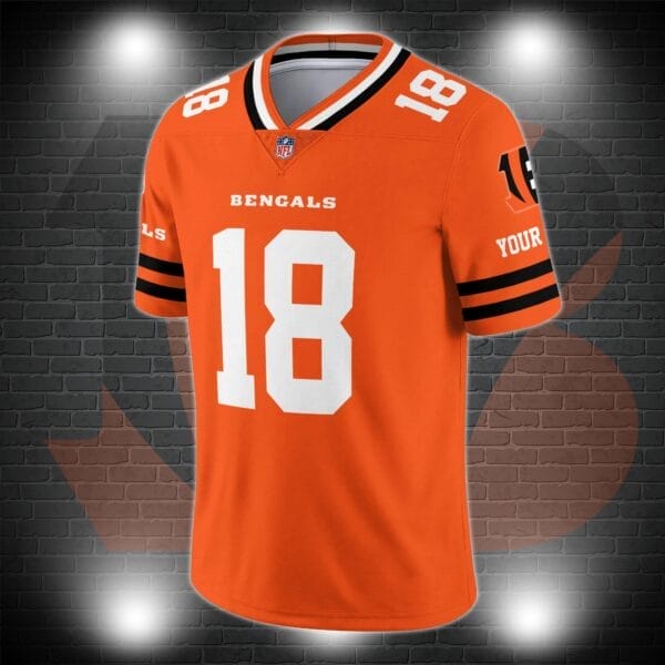 Cincinnati Bengals Personalized V-neck Football Jersey Sport Gifts For Fan AZCVFJ057 - Image 2