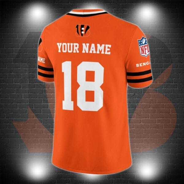 Cincinnati Bengals Personalized V-neck Football Jersey Sport Gifts For Fan AZCVFJ057 - Image 3