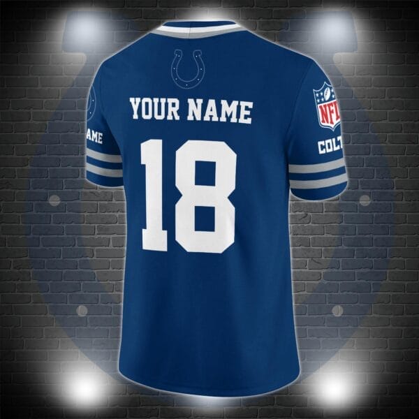 Indianapolis Colts Personalized V-neck Football Jersey Sport Gifts For Fan AZCVFJ050 - Image 3