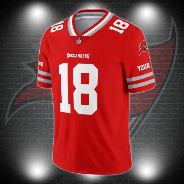 Tampa Bay Buccaneers Personalized V-neck Football Jersey Sport Gifts For Fan AZCVFJ034 - Image 2