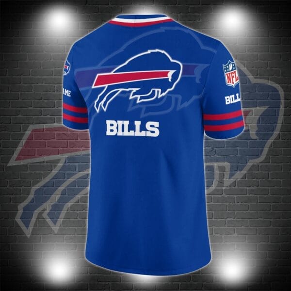 Buffalo Bills Personalized V-neck Football Jersey Sport Gifts For Fan AZCVFJ029 - Image 3