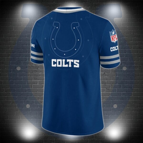 Indianapolis Colts Personalized V-neck Football Jersey Sport Gifts For Fan AZCVFJ019 - Image 2
