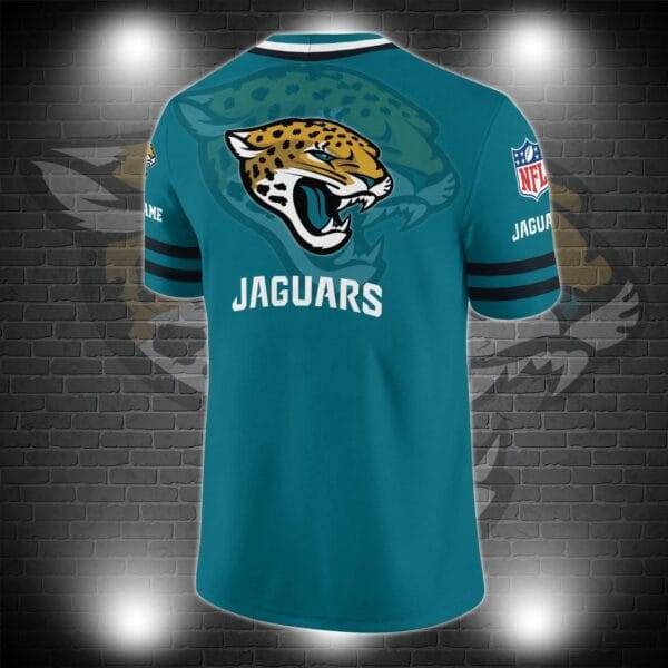 Jacksonville Jaguars Personalized V-neck Football Jersey Sport Gifts For Fan AZCVFJ018 - Image 3