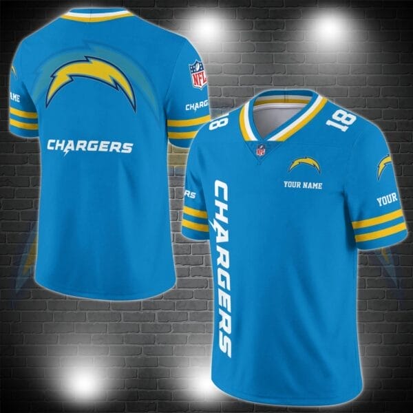 Los Angeles Rams Personalized V-neck Football Jersey Sport Gifts For Fan AZCVFJ015