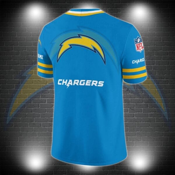 Los Angeles Rams Personalized V-neck Football Jersey Sport Gifts For Fan AZCVFJ015 - Image 3