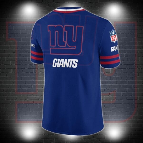 New York Giants Personalized V-neck Football Jersey Sport Gifts For Fan AZCVFJ010 - Image 3