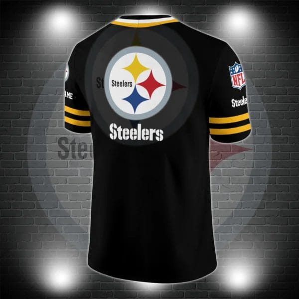 Pittsburgh Steelers Personalized V-neck Football Jersey Sport Gifts For Fan AZCVFJ007 - Image 3