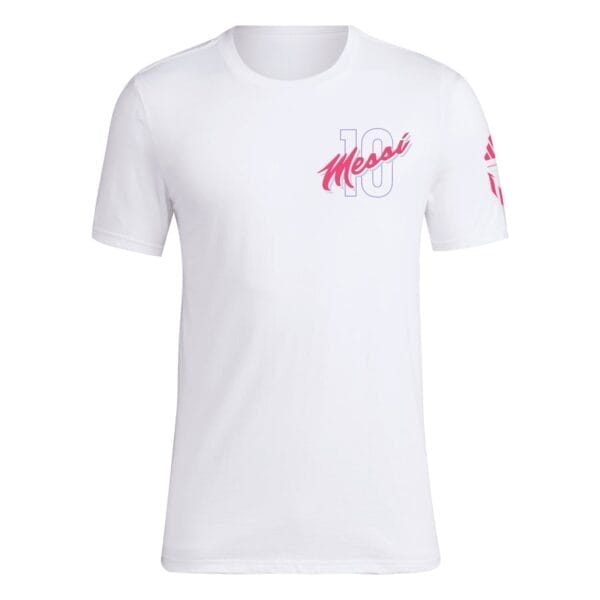 Lionel Messi Vice T-Shirt White - Image 2