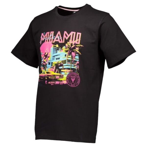 Inter Miami CF Ocean Drive Quintessential Heavyweight Relaxed T-Shirt Black - Image 2