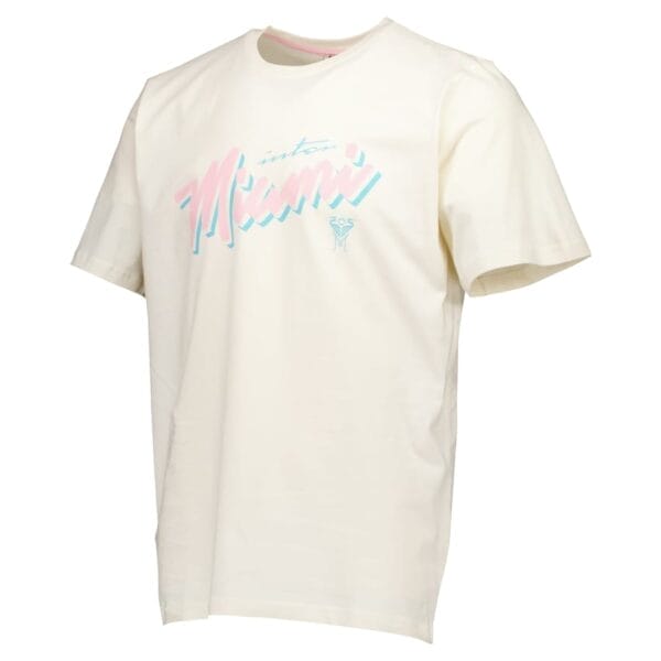 Inter Miami CF Script Quintessential Heavyweight Relaxed T-Shirt Cream - Image 2