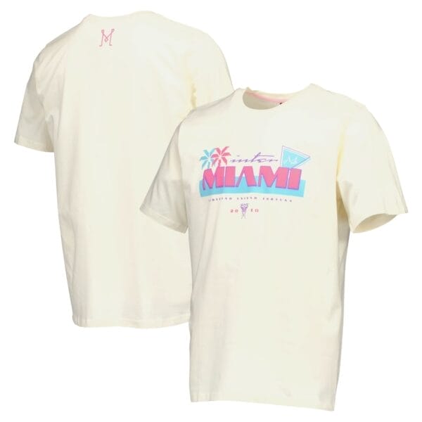 Inter Miami CF Vice Quintessential Heavyweight Relaxed T-Shirt Cream