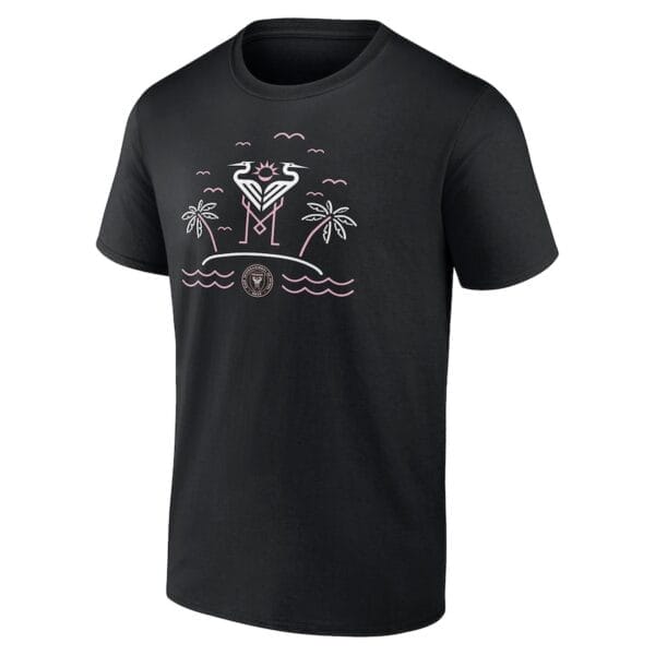 Inter Miami CF Fanatics Hometown Collection Logo T-Shirt Black - Image 2