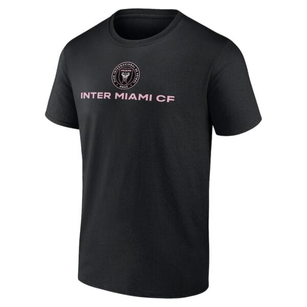 Inter Miami CF Fanatics Shielded Logo T-Shirt Black - Image 2