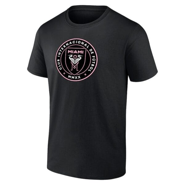 Lionel Messi Inter Miami CF Fanatics Stack Name & Number T-Shirt Black - Image 2