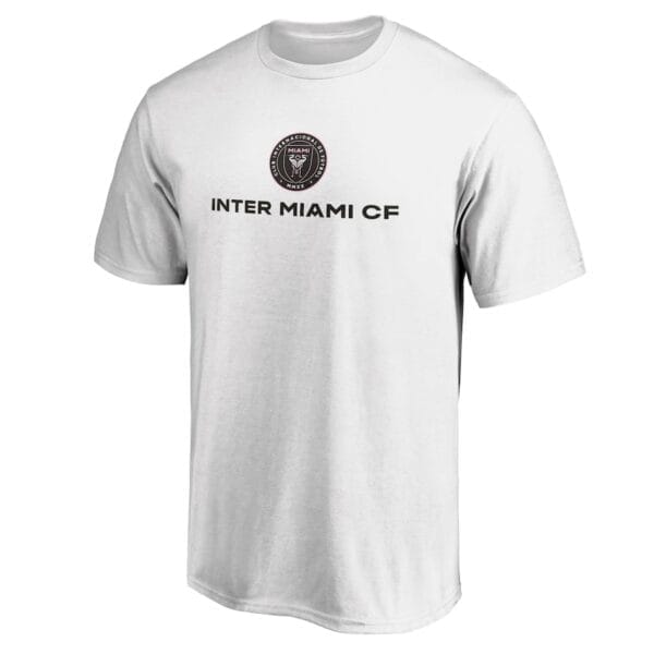 Inter Miami CF Fanatics Logo T-Shirt White - Image 2