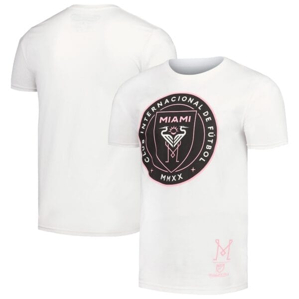 Inter Miami CF Mitchell & Ness Crest T-Shirt White