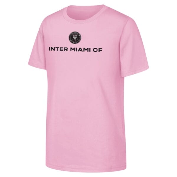 Lionel Messi Inter Miami CF Preschool Name & Number T-Shirt Pink - Image 2