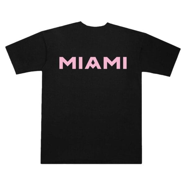 Inter Miami CF Peace Collective Unisex Essentials T-Shirt Black - Image 3