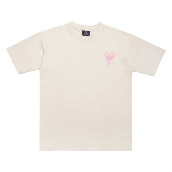 Inter Miami CF Peace Collective Unisex Essentials T-Shirt Cream - Image 2