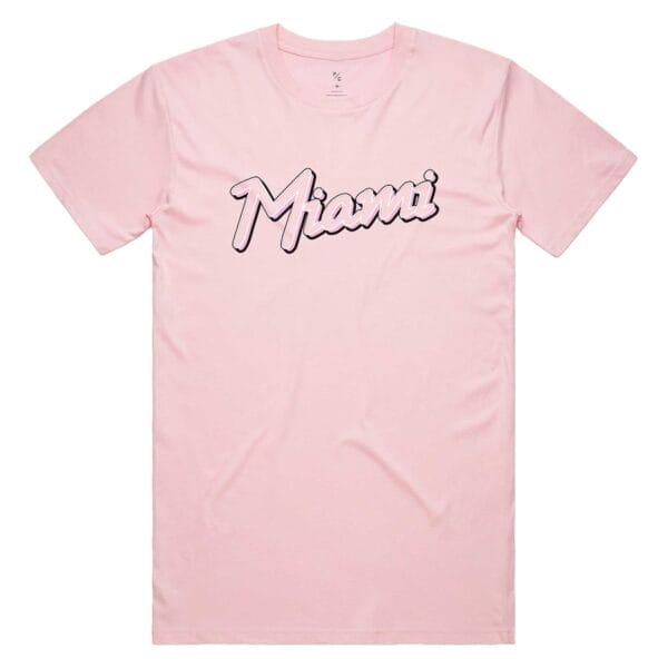 Inter Miami CF Peace Collective Unisex Vice Essentials T-Shirt Pink - Image 2