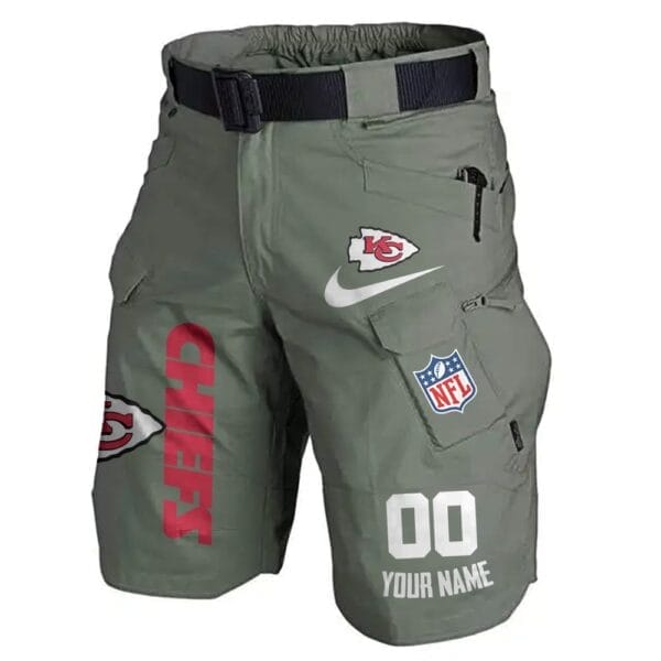 Kansas City Chiefs Limited Edition Front Pockets Men Shorts - Belt Not Included AMCFPMS000104 - Image 4