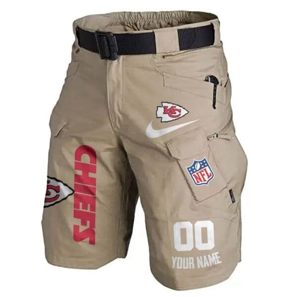 Kansas City Chiefs Limited Edition Front Pockets Men Shorts - Belt Not Included AMCFPMS000104 - Image 3