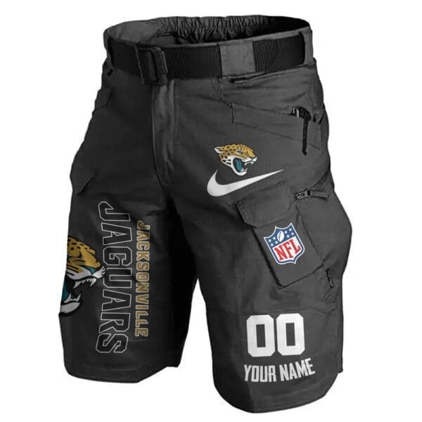 Jacksonville Jaguars Limited Edition Front Pockets Men Shorts - Belt Not Included AMCFPMS000103 - Image 5