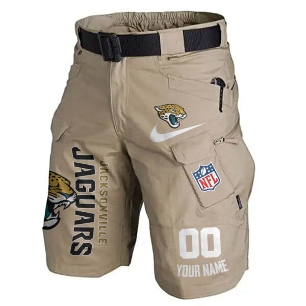 Jacksonville Jaguars Limited Edition Front Pockets Men Shorts - Belt Not Included AMCFPMS000103 - Image 3