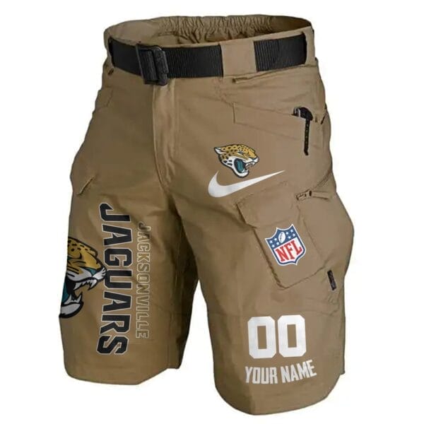 Jacksonville Jaguars Limited Edition Front Pockets Men Shorts - Belt Not Included AMCFPMS000103 - Image 2