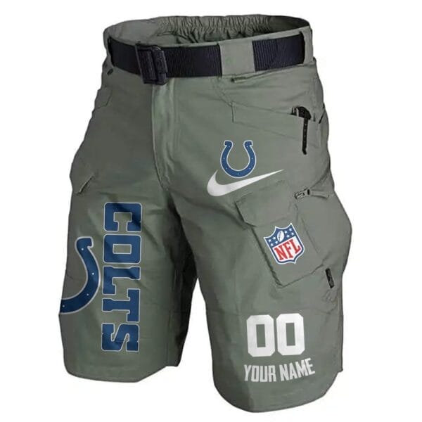 Indianapolis Colts Limited Edition Front Pockets Men Shorts - Belt Not Included AMCFPMS000102 - Image 4