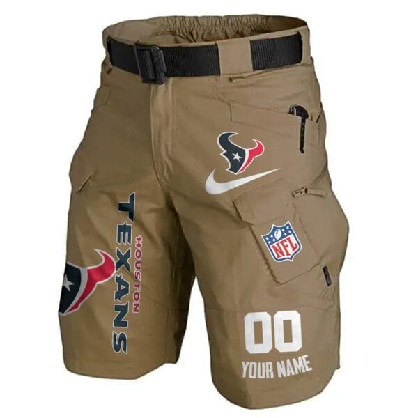 Houston Texans Limited Edition Front Pockets Men Shorts - Belt Not Included AMCFPMS000101 - Image 3