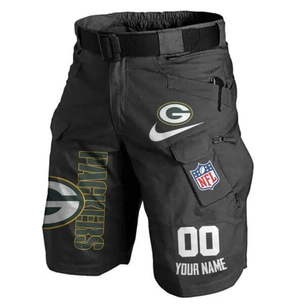 Green Bay Packers Limited Edition Front Pockets Men Shorts - Belt Not Included AMCFPMS000100 - Image 5