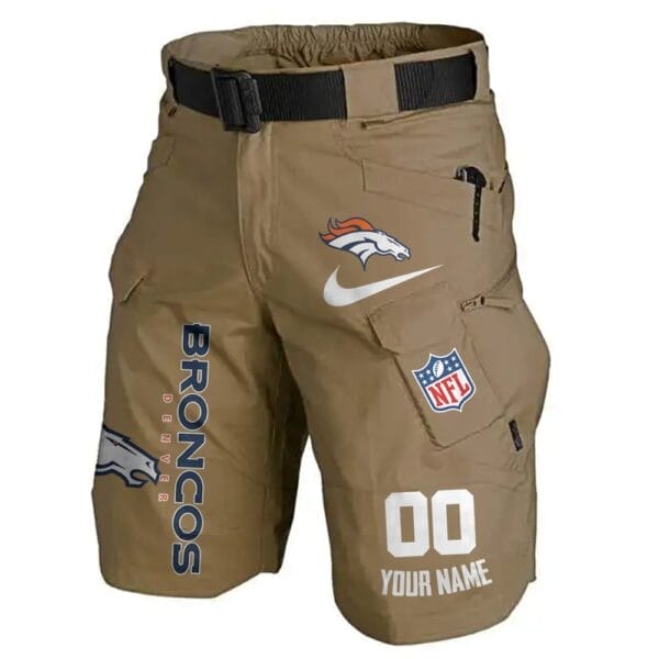 Denver Broncos Limited Edition Front Pockets Men Shorts - Belt Not Included AMCFPMS000140 - Image 2