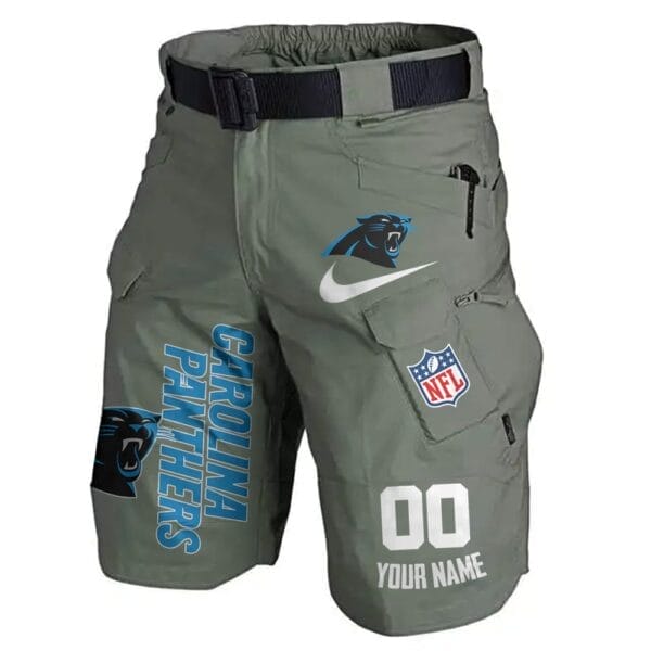 Carolina Panthers Limited Edition Front Pockets Men Shorts - Belt Not Included AMCFPMS000139 - Image 5