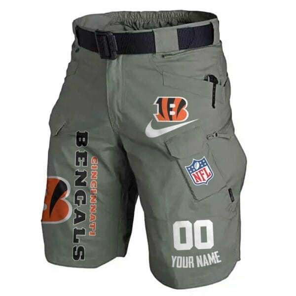 Cincinnati Bengals Limited Edition Front Pockets Men Shorts - Belt Not Included AMCFPMS000112 - Image 4
