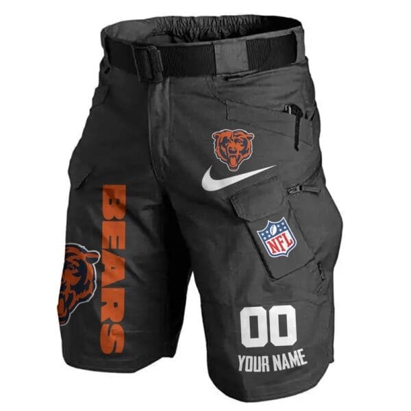 Chicago Bears Limited Edition Front Pockets Men Shorts - Belt Not Included AMCFPMS000111 - Image 5