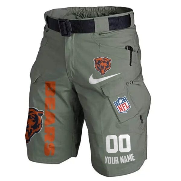 Chicago Bears Limited Edition Front Pockets Men Shorts - Belt Not Included AMCFPMS000111 - Image 4