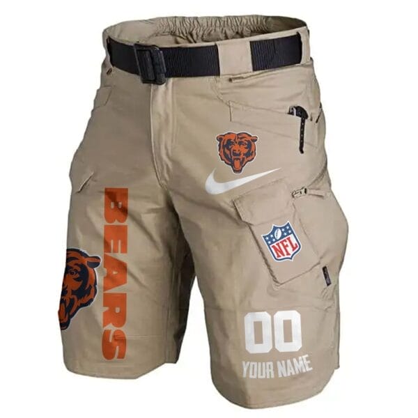 Chicago Bears Limited Edition Front Pockets Men Shorts - Belt Not Included AMCFPMS000111 - Image 3