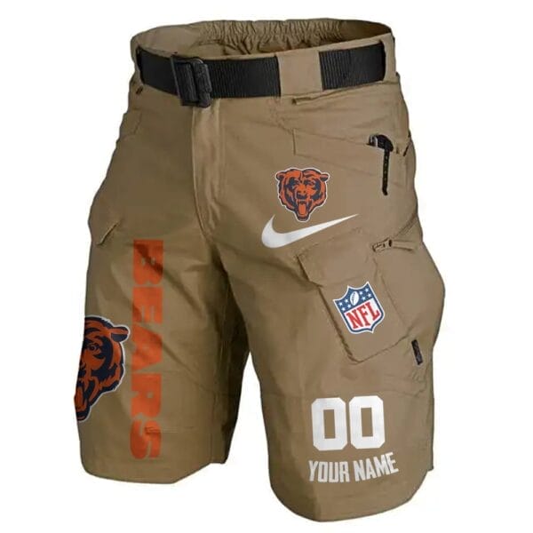 Chicago Bears Limited Edition Front Pockets Men Shorts - Belt Not Included AMCFPMS000111 - Image 2