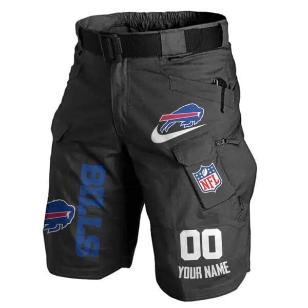 Buffalo Bills Limited Edition Front Pockets Men Shorts - Belt Not Included AMCFPMS000109 - Image 5