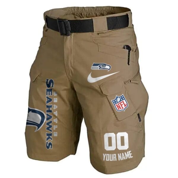 Seattle Seahawks Limited Edition Front Pockets Men Shorts - Belt Not Included AMCFPMS000096 - Image 2