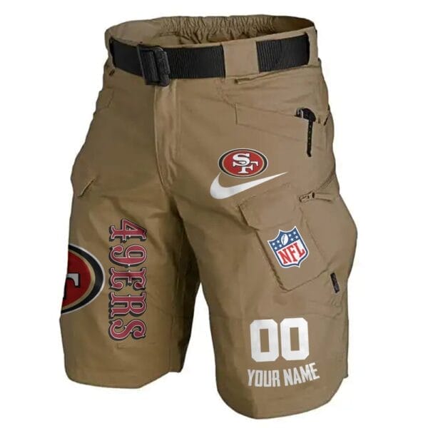 San Francisco 49ers Limited Edition Front Pockets Men Shorts - Belt Not Included AMCFPMS000095