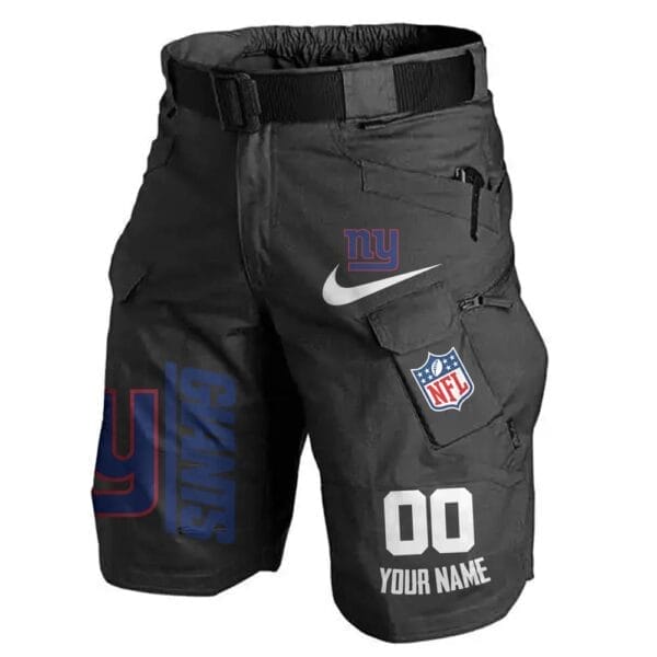New York Giants Limited Edition Front Pockets Men Shorts - Belt Not Included AMCFPMS000091 - Image 5