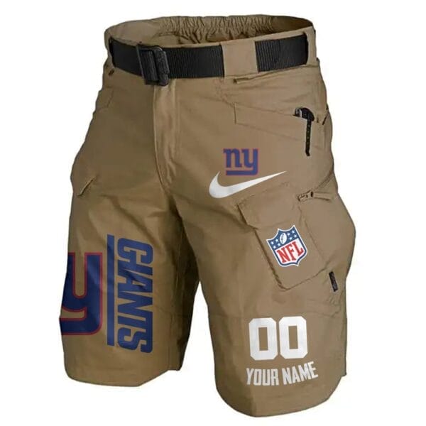 New York Giants Limited Edition Front Pockets Men Shorts - Belt Not Included AMCFPMS000091 - Image 2
